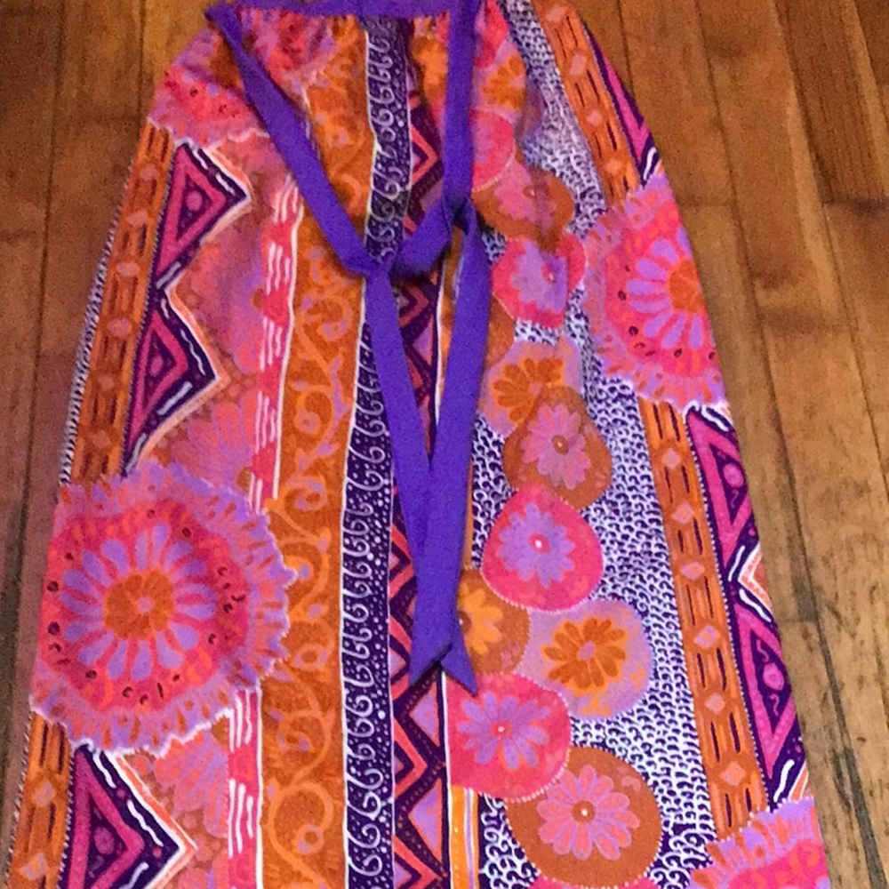 Vintage handmade OOAK Wrap around amazing skirt